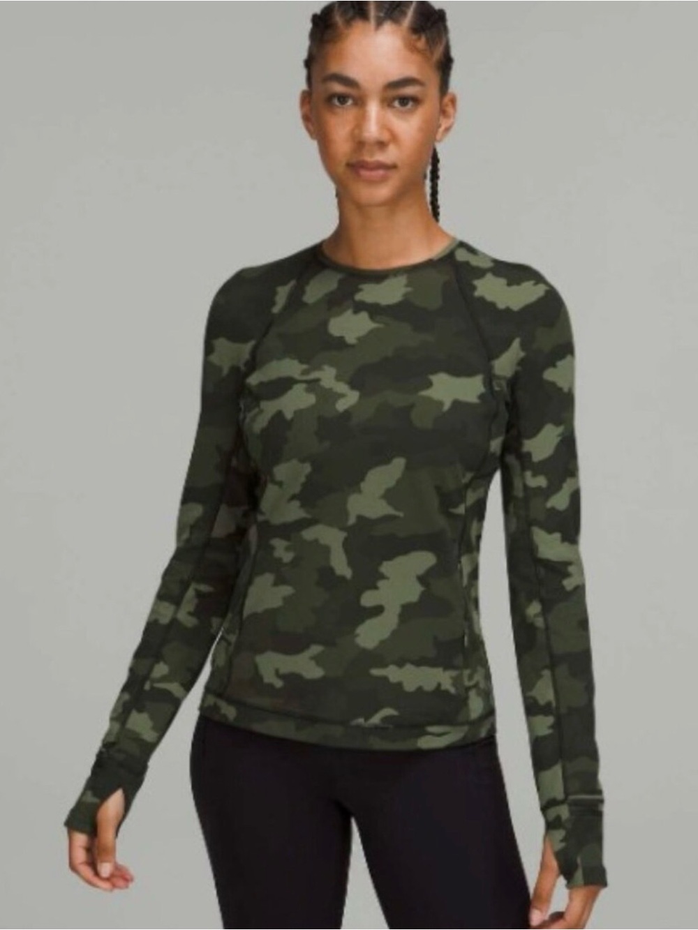 Lululemon Its Rulu Run Running Long Sleeve Shirt Size 10